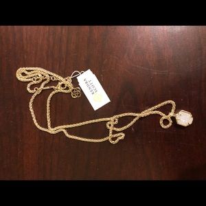Kendra Scott Oliver necklace white drusy charm